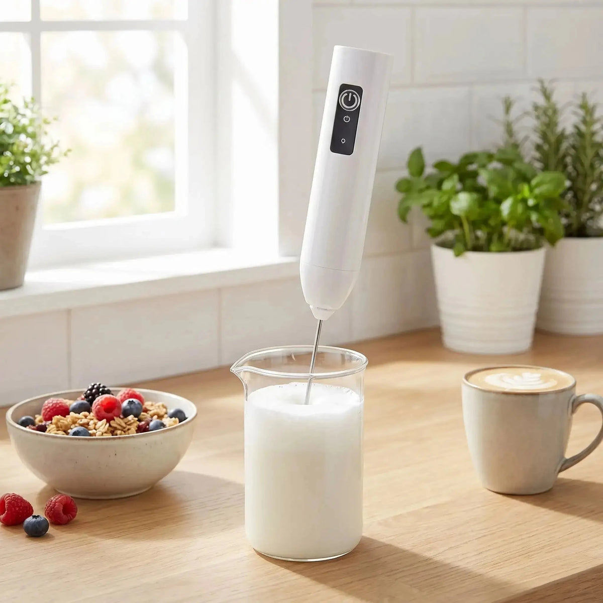 variante blanc mousseur de lait doucemousse