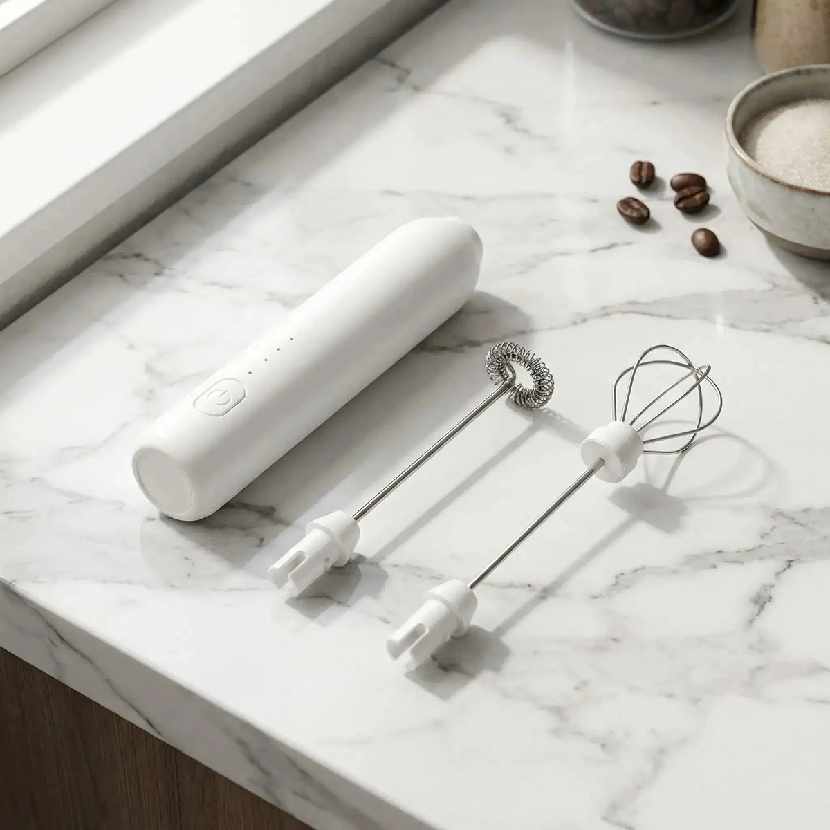 variante mousseur à lait électrique BaristaPro blanc