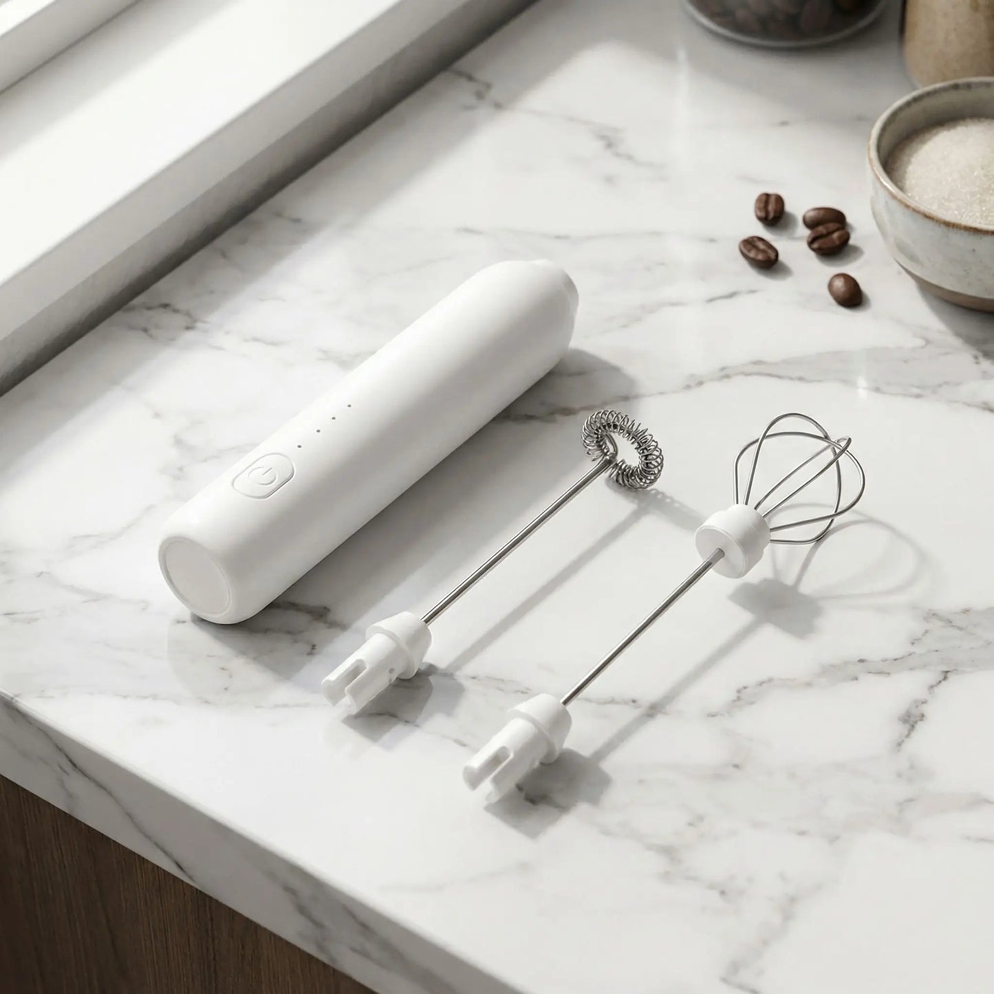 variante mousseur à lait électrique BaristaPro blanc