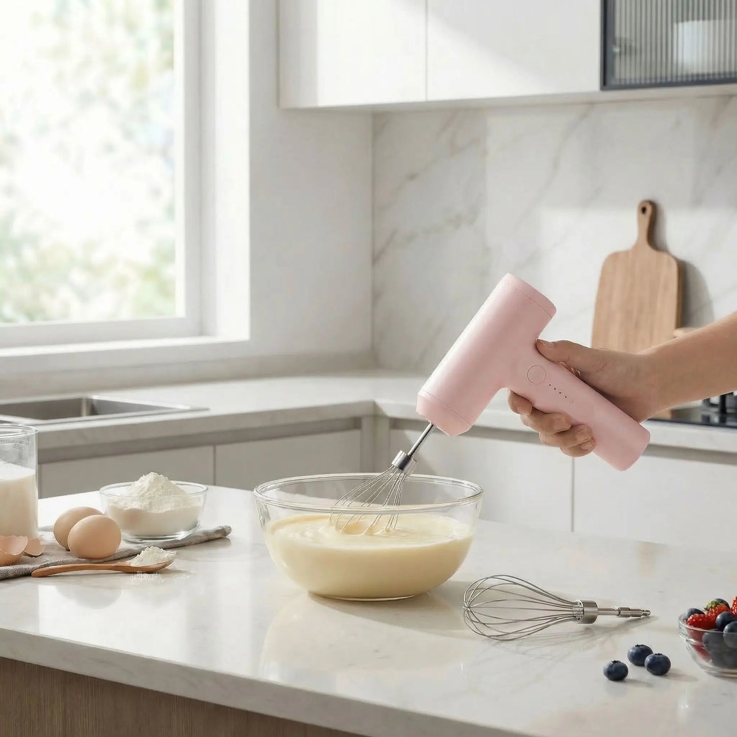 variante rose batteur electrique creamix