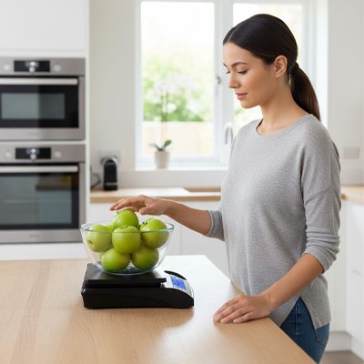 balance de cuisine equilibra pese pomme