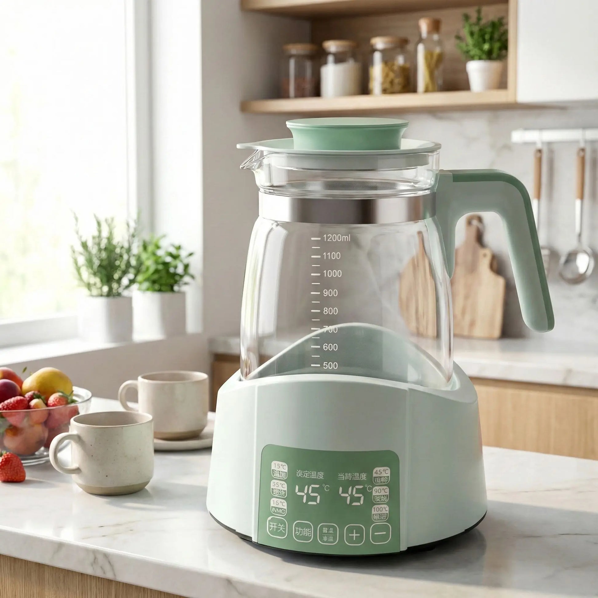 bouilloire electrique dans cuisine