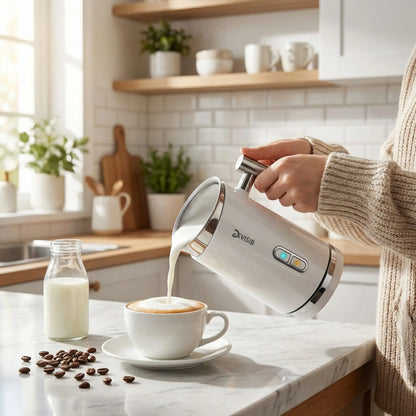 humain verse mousseur à lait électrique foamix