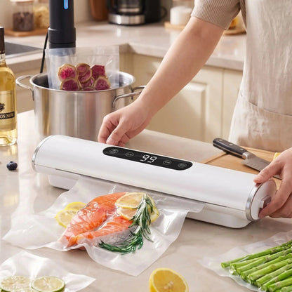 machine sous vide alimentaire avec sac