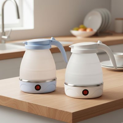 mini bouilloire compact+ sur ilot cuisine