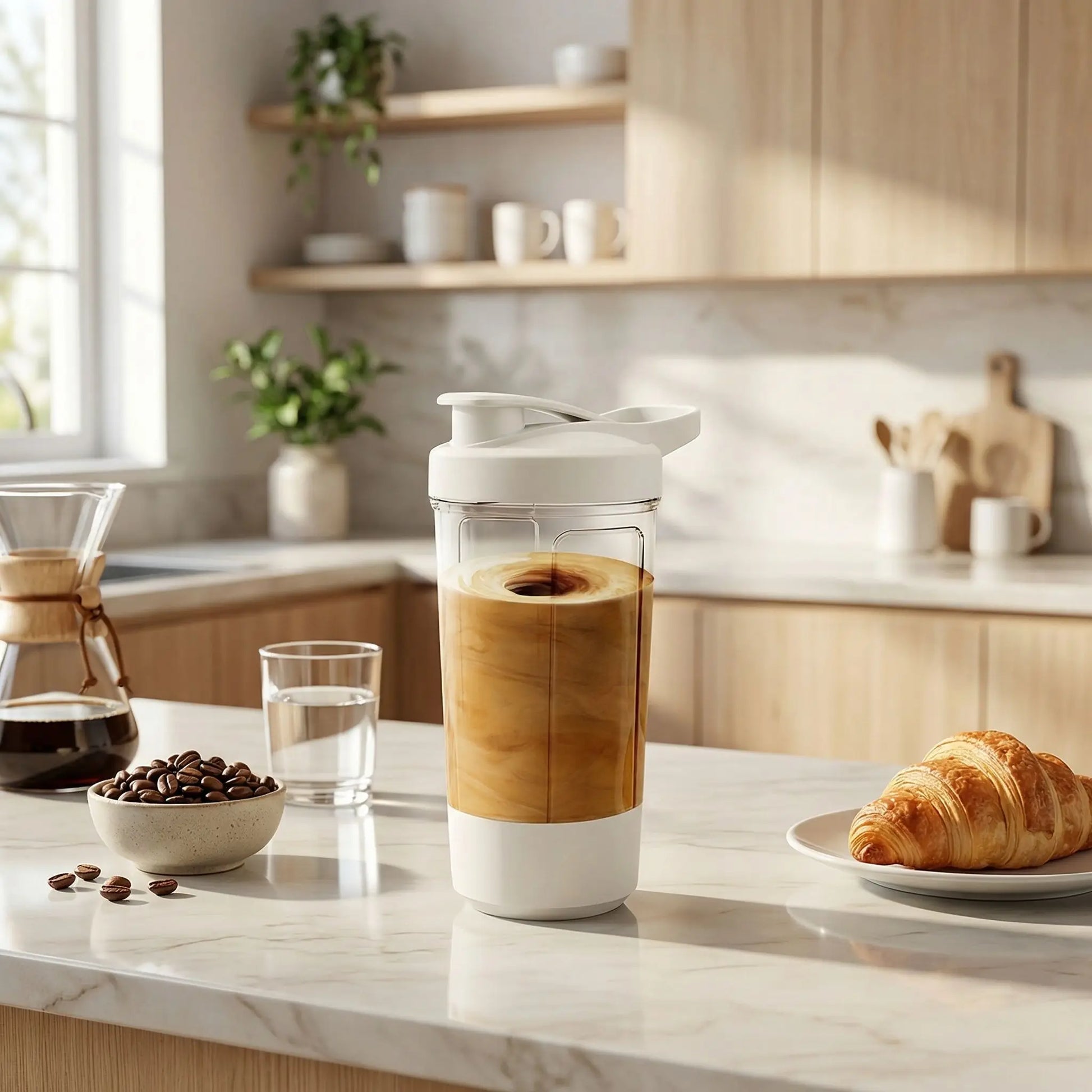 mixeur portable fitblend sur contoire cuisine