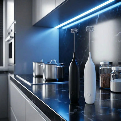 mousseur de lait CrèmaLux sur contoire moderne