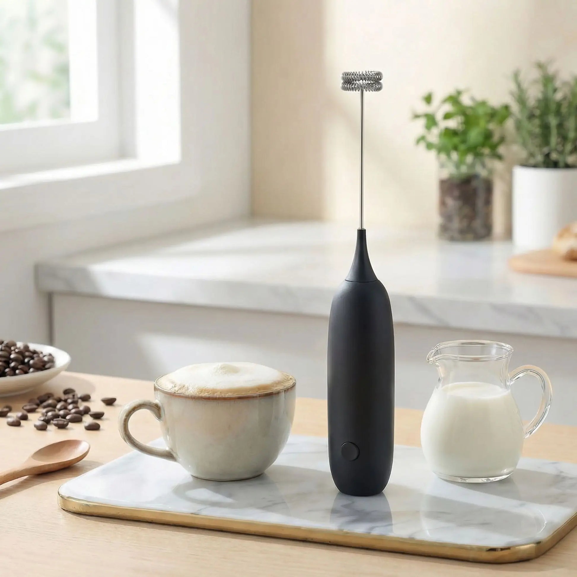 mousseur de lait Crèmalux variante noir