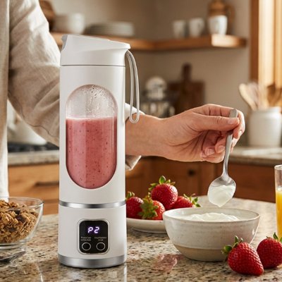 smoothie avec mixeur portable silkmix