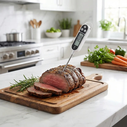 thermometre de cuisson precischef sur contoire cuisine