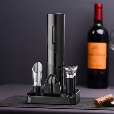 tire bouchon electrique wineease avec vin