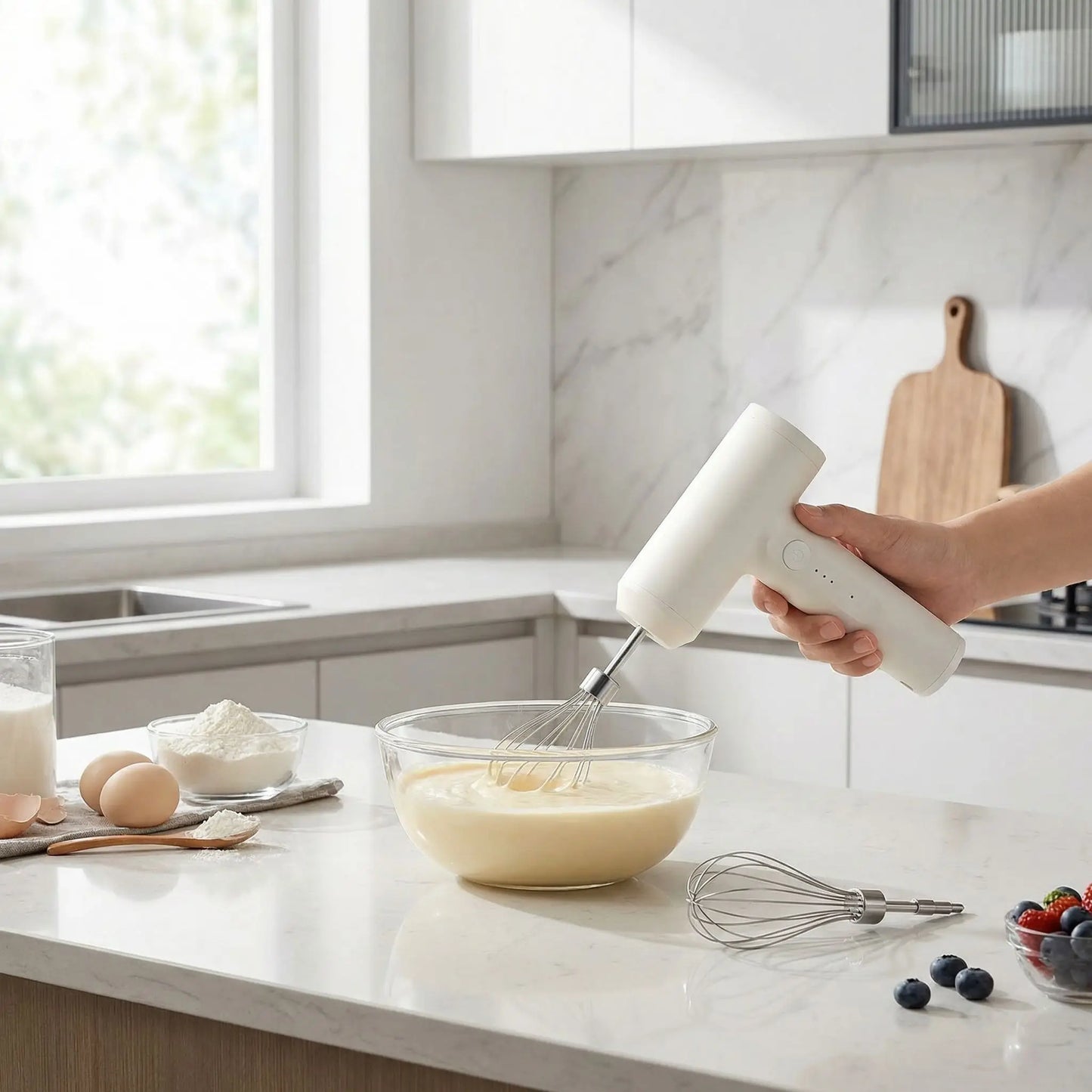 variante blanche batteur electrique creamix