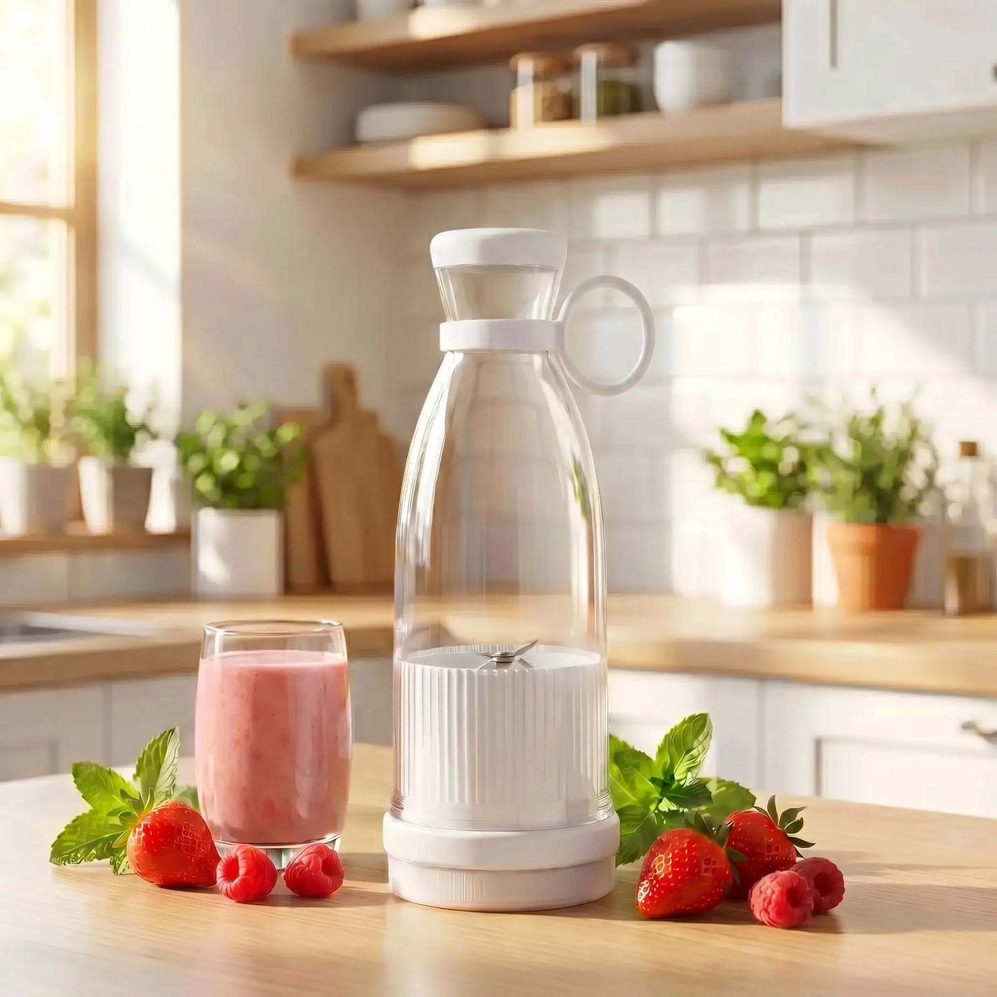 variante blanche mixeur portable blendix