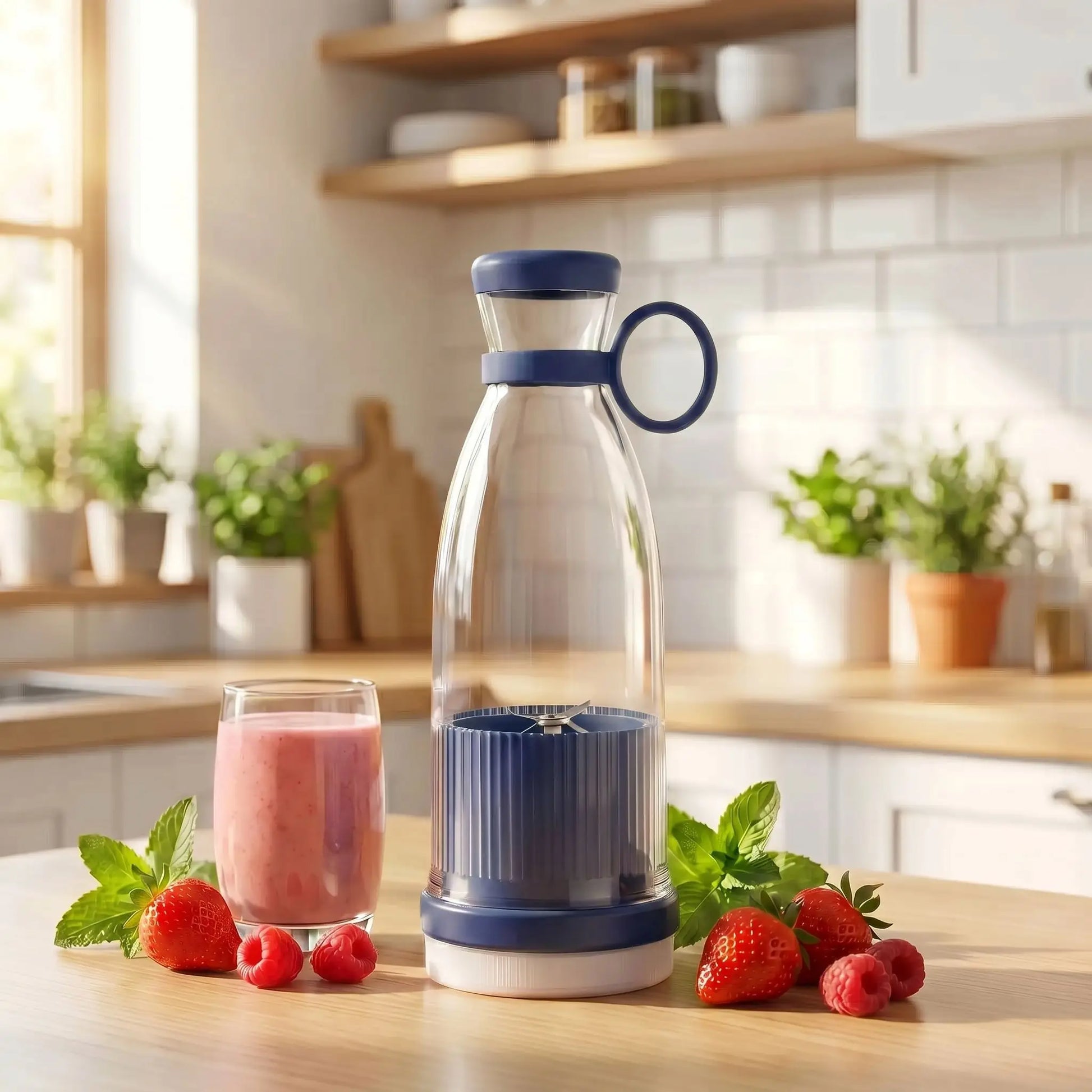 variante bleu mixeur portable blendix