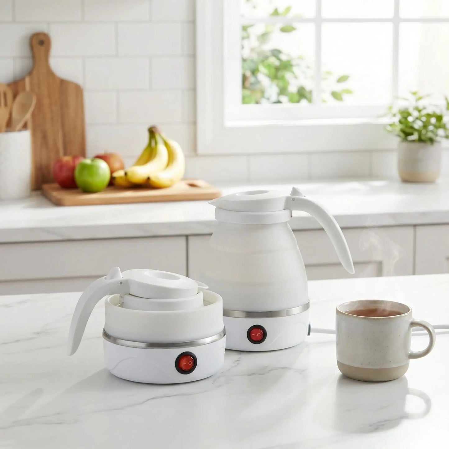 variante mini bouilloire compact+ blanche