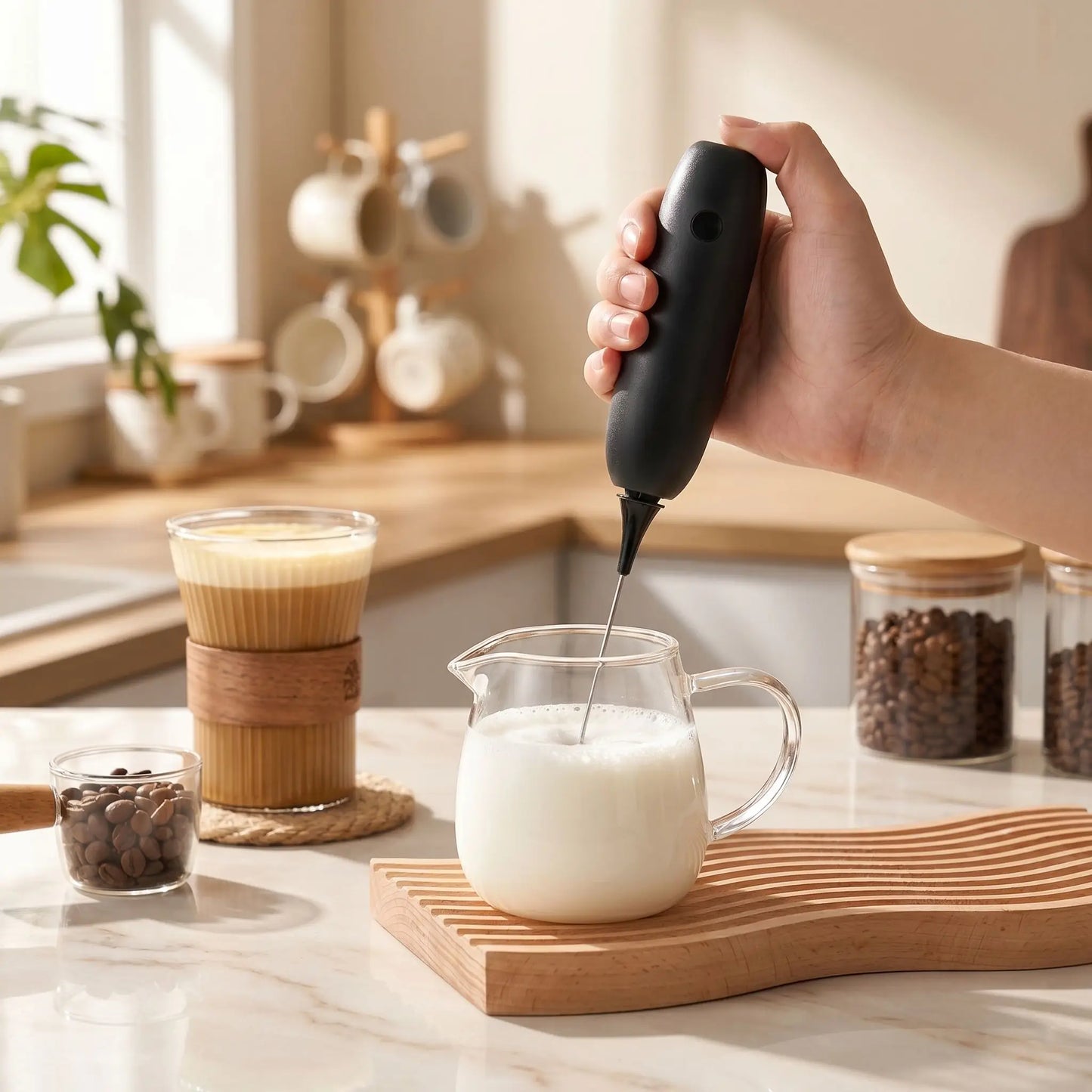 variante noir mousseur a lait ionmilk